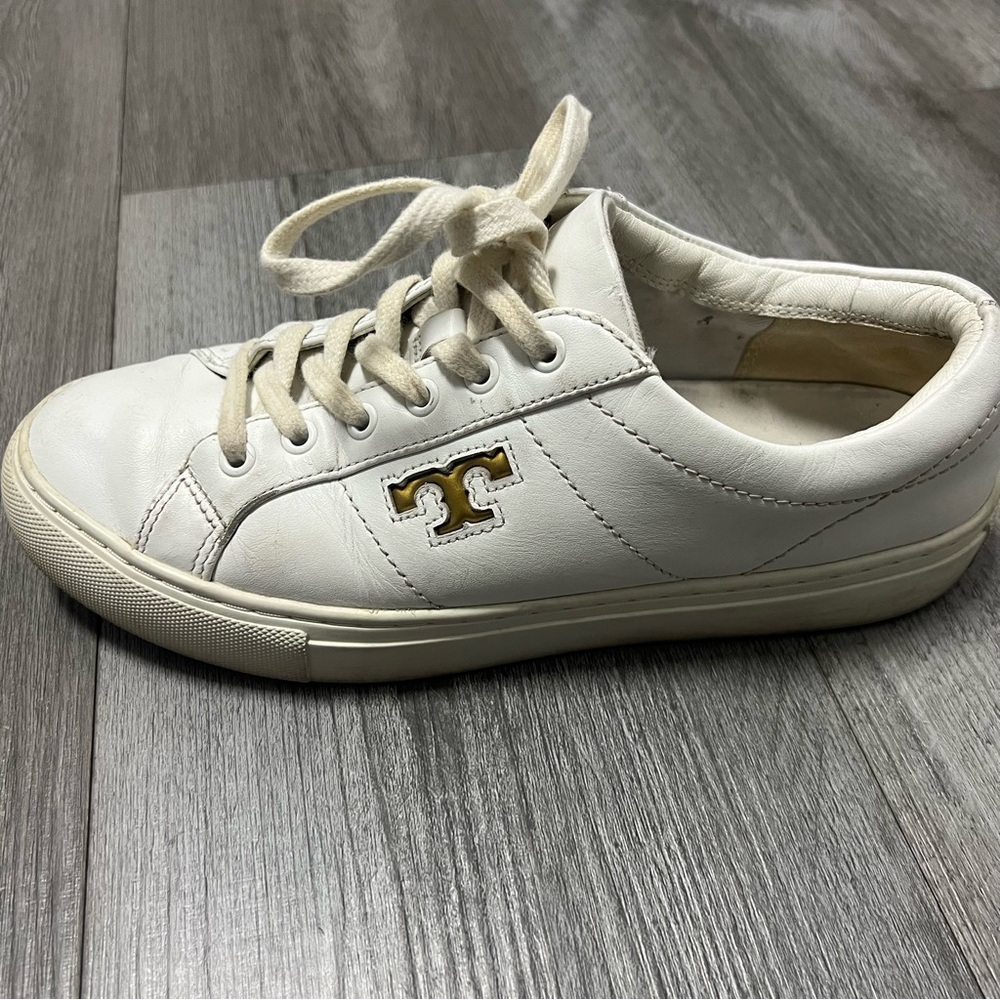 Tory Burch Women's Amalia Sneaker-White Calf Leather SINGLE LEFT SHOE-size 7.5